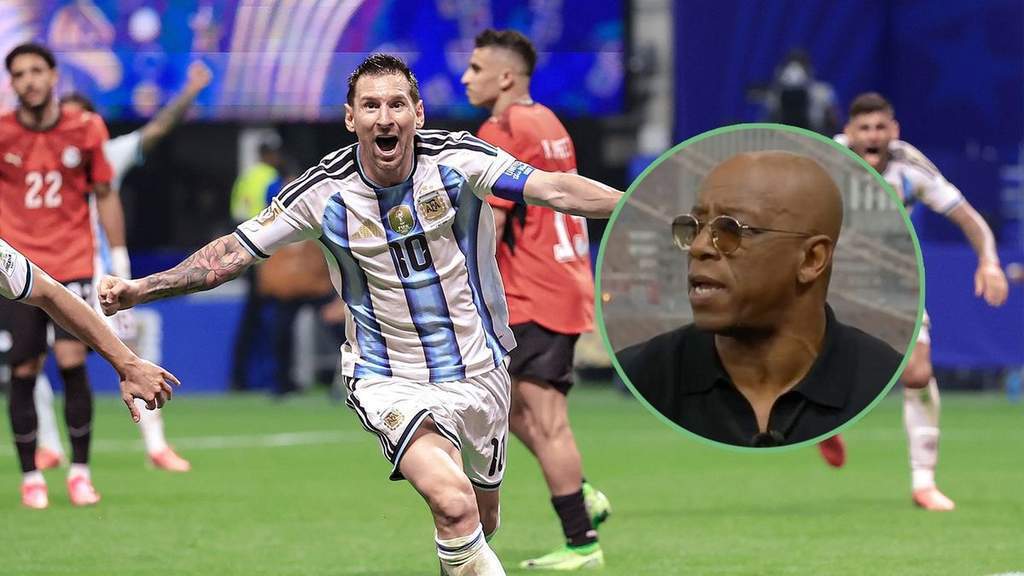 Ian Wright discusses the Argentina vs Egypt VAR controversy in the studio.