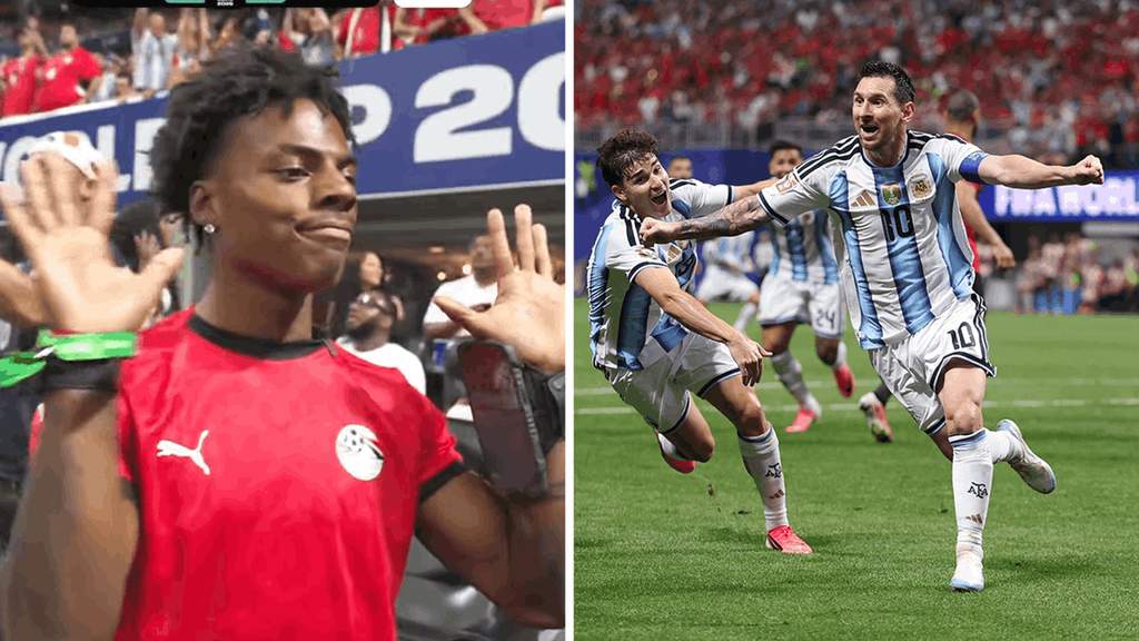 iShowSpeed Reacts to Dramatic Argentina Comeback Against Egypt