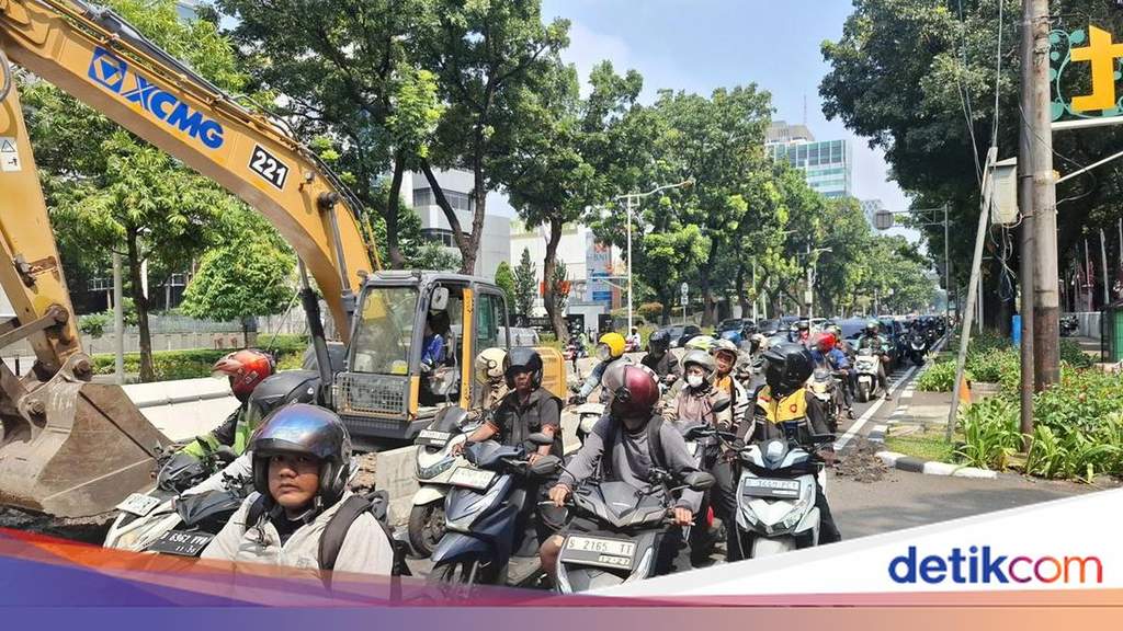 Kebon Sirih Road Repairs Targeted for September Completion