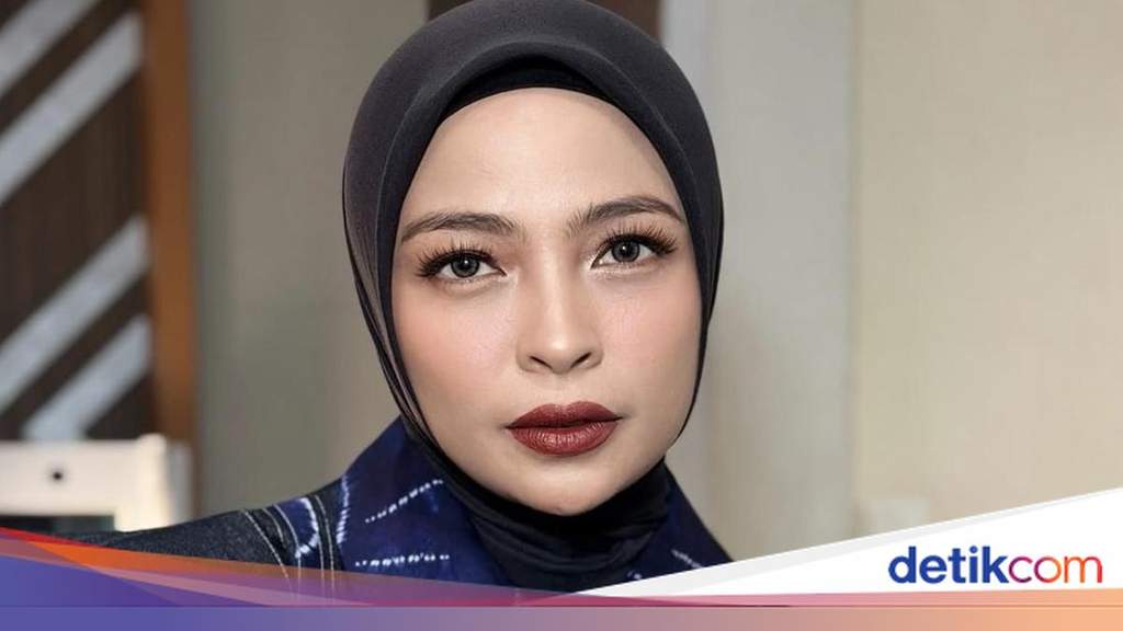 Indonesian rock singer Tantri Syalindri speaking during a press conference in Jakarta.