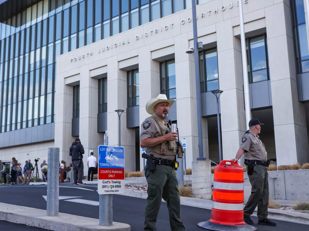 Courtroom proceedings for the suspect in Charlie Kirk killing